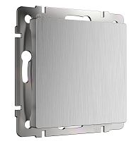 Заглушка без рамки Werkel серебряный рифленый картинка